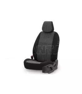 Καλύμματα Αυτοκινήτου Otom Smart Design Universal Ύφασμα / Δερματίνη Σετ Εμπρός / Πίσω 11 Τεμαχίων Μαύρο SLΤSΜΤ101-ΝΖ 