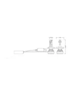 Λάμπες Led H4 Osram Canbus 12volt 45/45watt Ledriving HL Allseason 2 In 1 60000k-2700k 64193DWALL-2HB 2 Τεμάχια 