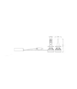 Λάμπες Led H7 Osram Canbus 12volt 45watt Ledriving HL Allseason 2 In 1 60000k-2700k 64210DWALL-2HB 2 Τεμάχια 