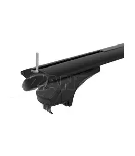 ΜΠΑΡΕΣ ΑΛΟΥΜΙΝΙΟΥ SONIC BLACK XL 130cm ΣΕ ΜΑΥΡΟ ΧΡΩΜΑ ΓΙΑ ΟΡΟΦΗ ΜΕ FLUSH ΚΑΙ RAISED RAILS MENABO - 2 ΤΕΜ. 
