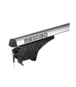 ΜΠΑΡΕΣ ΑΛΟΥΜΙΝΙΟΥ ARIEM XL 131,5 cm ΣΕ ΑΣΗΜΙ ΧΡΩΜΑ ΓΙΑ ΟΡΟΦΗ ΜΕ FLUSH ΚΑΙ RAISED RAILS MENABO - 2 ΤΕΜ. 