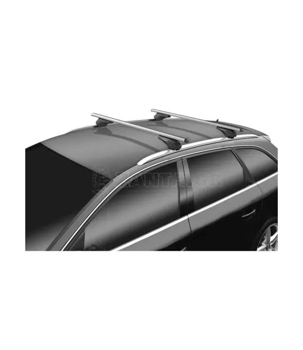 ΜΠΑΡΕΣ ΑΛΟΥΜΙΝΙΟΥ ARIEM XL 131,5 cm ΣΕ ΑΣΗΜΙ ΧΡΩΜΑ ΓΙΑ ΟΡΟΦΗ ΜΕ FLUSH ΚΑΙ RAISED RAILS MENABO - 2 ΤΕΜ.