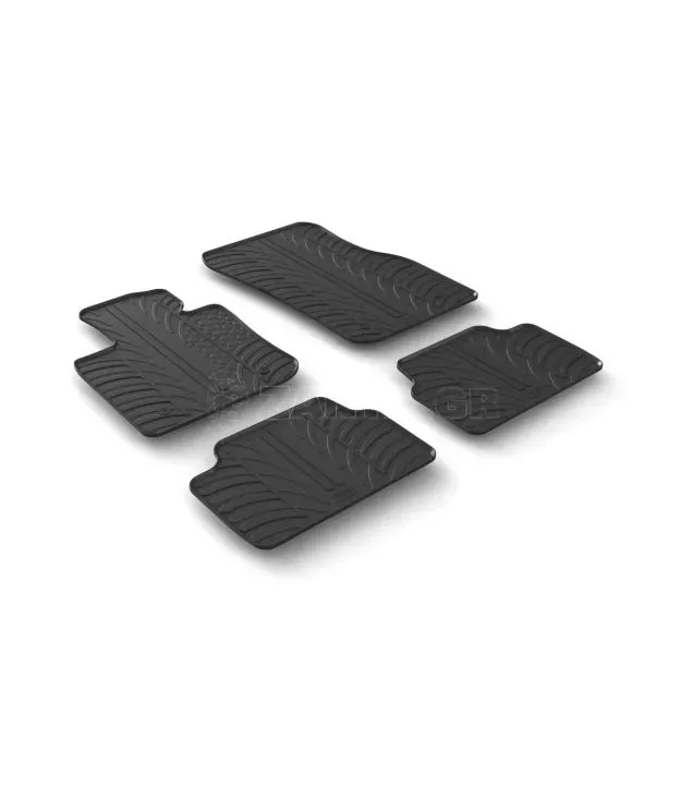 ΜΑΡΚΕ ΠΑΤΑΚΙΑ ΣΕ ΣΚΑΦΗ ΛΑΣΤΙΧΟ ΓΙΑ MINI COOPER F55 5D 07/2014+ SUMISURA ΣΕ ΜΑΥΡΟ ΧΡΩΜΑ ME ΚΟΥΜΠΩΜΑΤΑ LAMPA - 4 ΤΕΜ.