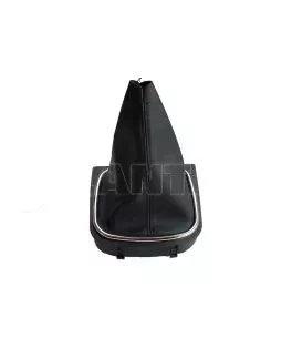 Φυσούνα Λεβιέ Ταχυτήτων Μαρκέ Με Βάση Για VW Golf V (5) 03-08 / VW Golf VI (6) 08-11 Μαύρο / Χρώμιο GK0055 