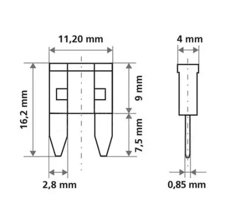 Lampa Ασφάλειες Mίνι 10A 12/24V SMART-LED 6τεμ. 7019.1-LM 