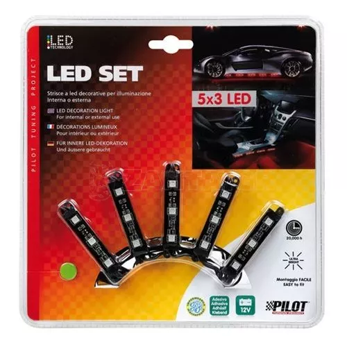 Lampa Σετ LED 5X3 LED SMD Μπλε L7352.8