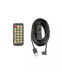 ΠΑΝΕΛ ΕΥΚΑΜΠΤΟ SMART LED PANEL 1024 LED 92x374mm RGB ΜΕ ΚΑΛΩΔΙΟ 450cm ΓΙΑ USB & REMOTE CONTROL LAMPA - 1 ΤΕΜ. 