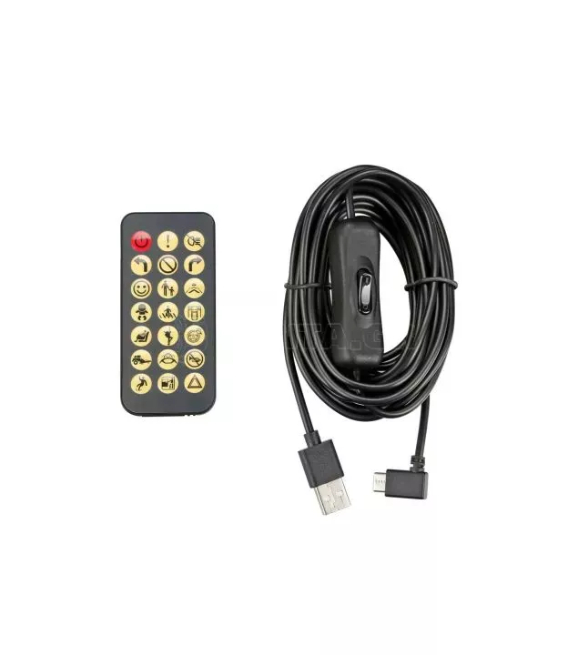 ΠΑΝΕΛ ΕΥΚΑΜΠΤΟ SMART LED PANEL 1024 LED 92x374mm RGB ΜΕ ΚΑΛΩΔΙΟ 450cm ΓΙΑ USB & REMOTE CONTROL LAMPA - 1 ΤΕΜ.