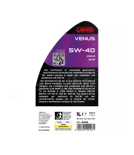 ΛΑΔΙ ΚΙΝΗΤΗΡΑ SW-40 VENUS ΣΥΝΘΕΤΙΚΟ UNIVERSAL 1L LAMPA - 1 ΤΕΜ. 