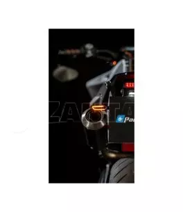 ΦΛΑΣ MOTO PROJECT 002 ΜΑΥΡΑ 12V COB LED TECHNOLOGY PARAXITE - 2 ΤΕΜ. 