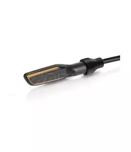 ΦΛΑΣ MOTO PROJECT 002 ΜΑΥΡΑ 12V COB LED TECHNOLOGY PARAXITE - 2 ΤΕΜ. 