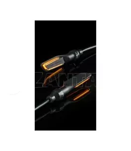 ΦΛΑΣ MOTO PROJECT 002 ΜΑΥΡΑ 12V COB LED TECHNOLOGY PARAXITE - 2 ΤΕΜ. 
