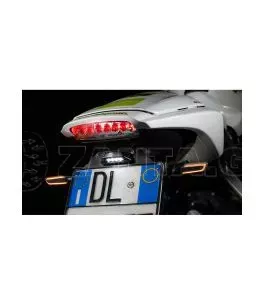 ΦΛΑΣ MOTO PROJECT 002 ΜΑΥΡΑ 12V COB LED TECHNOLOGY PARAXITE - 2 ΤΕΜ. 