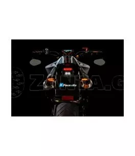 ΦΛΑΣ MOTO PROJECT 002 ΜΑΥΡΑ 12V COB LED TECHNOLOGY PARAXITE - 2 ΤΕΜ. 