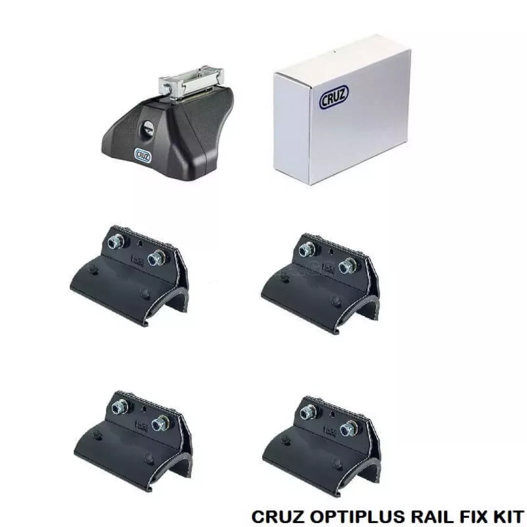 Πόδια / Άκρα Για Μπάρες Οροφής CRUZ Optiplus Rail FIX 936-534 Για Ford Connect / Tourneo / Transit L1 - L2 13+ Με Ενσωματωμένο Railing Σετ 4 Τεμάχια
