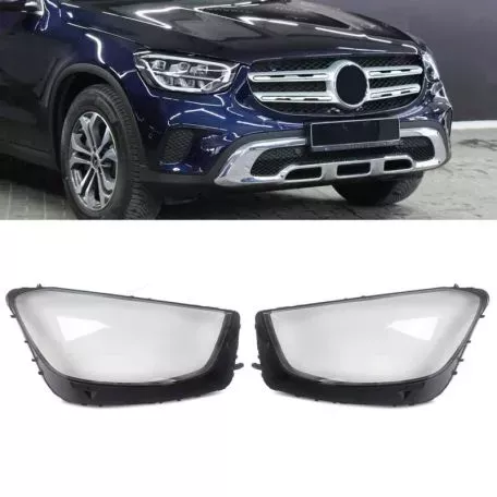Κρύσταλλα Φαναριών Για Mercedes-Benz GLC-Class X253 19+ Facelift Ζευγάρι 2 Τεμάχια 