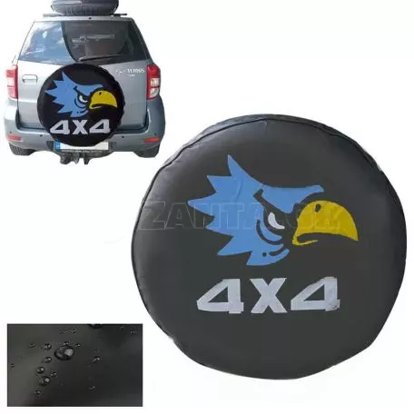 Κάλυμμα Ρεζέρβας Jeep 15'' Pvc Μαύρο Αετός 4x4 