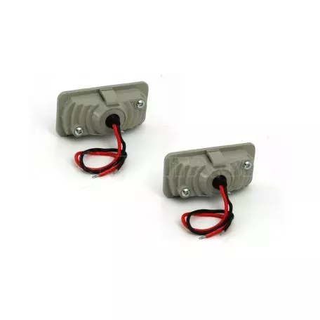 Πλαϊνά Φλας Φτερού Για VW Golf 3 91-95 / Vento 91-95 / Seat Ibiza / Cordoba 6k 93-96 Led Χρώμιο 2 Τεμάχια 