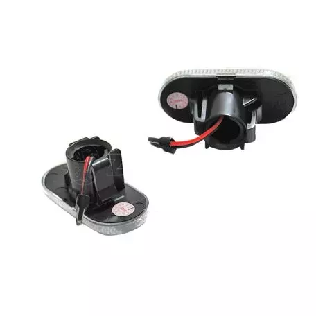 Πλαϊνά Φλας Φτερού Για Smart / Renault / Nissan / Opel / Dacia Led Dynamic White 2 Τεμάχια 