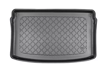 Πατάκι λαστιχένιο για πορτ - μπαγκάζ για Volkswagen Polo VI 5 doors 2017+ upper boot; adjustable boot floor in top position - 1τμχ. 