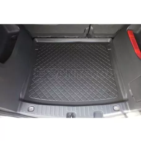 Πατάκι λαστιχένιο για πορτ - μπαγκάζ για  Vw Caddy Life / Caddy Comfortline & Trendline Combi (2004-2010) / (2010+) 5 seats; boot walls insulated (plastic on boot walls) - 1τμχ. 