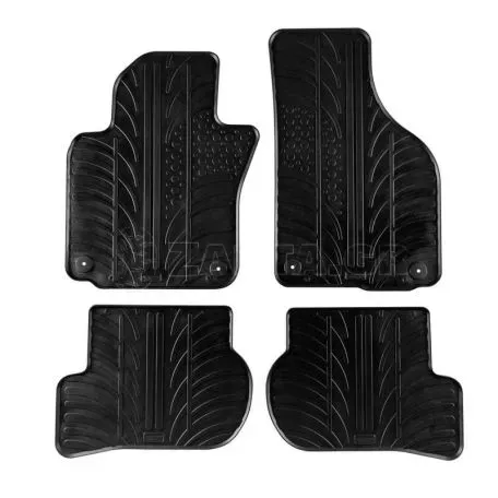 Πατάκια Αυτοκινήτου Gledring 0331 Skoda Octavia II 1Z 2005-2013 Μαύρο 4 Τεμάχια 