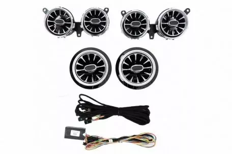 Ambient Light Μπροστά Αεραγωγοί Για Mercedes-Benz E-Class W213 16-19 64 Χρώματα 6 Τεμάχια 