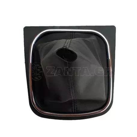 Φυσούνα Λεβιέ Ταχυτήτων Μαρκέ Με Βάση Για VW Golf V (5) 03-08 / VW Golf VI (6) 08-11 Μαύρο / Χρώμιο GK0055 