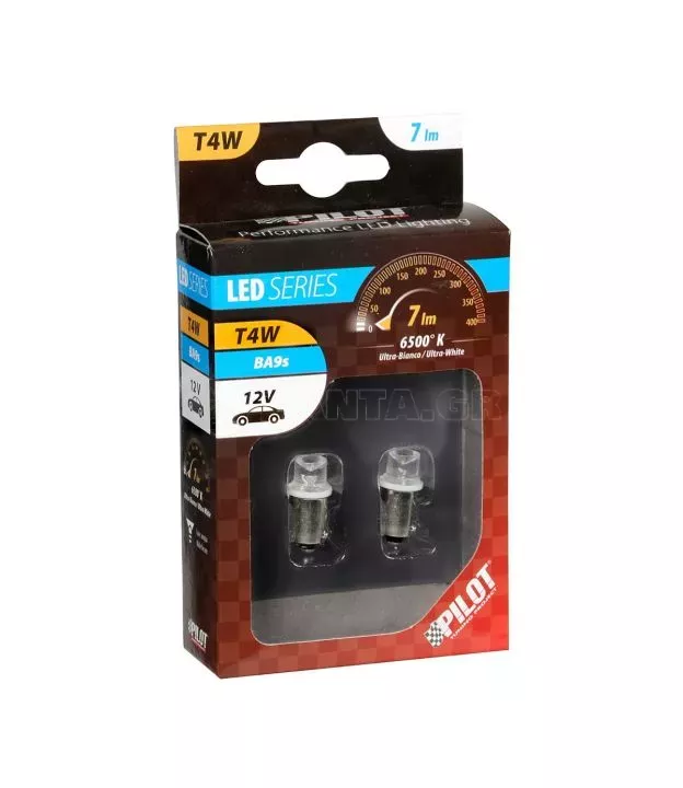 ΛΑΜΠΑΚΙΑ ΜΕ LED 12V T4W BA9s ΔΙΑΘΛΑΣΗΣ