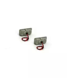 Πλαϊνά Φλας Φτερού Για VW Golf 3 91-95 / Vento 91-95 / Seat Ibiza / Cordoba 6k 93-96 Led Χρώμιο 2 Τεμάχια 