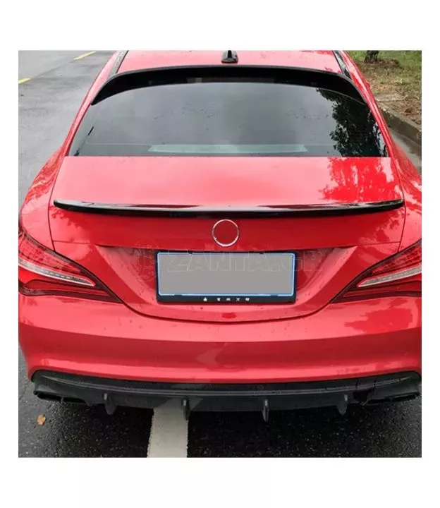Αεροτομή πορτ μπαγκάζ για Mercedes W117 CLA (2013-2019) - μαύρη γυαλιστερή