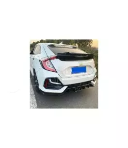 Αεροτομή πορτ μπαγκάζ για Honda Civic (2016-2020) M4 Style - μαύρη γυαλιστερή 