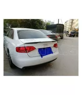 Αεροτομή πορτ μπαγκάζ για Audi A4 B8 (2009-2012) M4 Style - μαύρη γυαλιστερή 