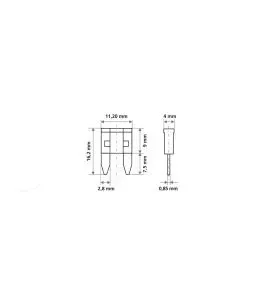 Ασφάλειες Mίνι 10A 12/24V SMART-LED 6τεμ. 