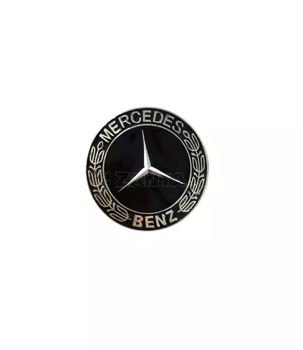 Σήμα Τάπα Καπό Για Mercedes-Benz 57mm Μαύρο C-Class, E-Class