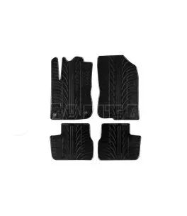 Πατάκια Αυτοκινήτου Gledring 0157 Peugeot 208 2012-2019 Μαύρο 4 Τεμάχια 