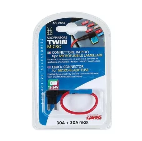 Lampa ΚΛΕΦΤΗΣ ΡΕΥΜΑΤΟΣ ΑΠΟ ΑΣΦΑΛΕΙΟΘΗΚΗ 12/24V ΓΙΑ ΑΣΦΑΛΕΙΕΣ (MICRO FUSE) L7006.5 