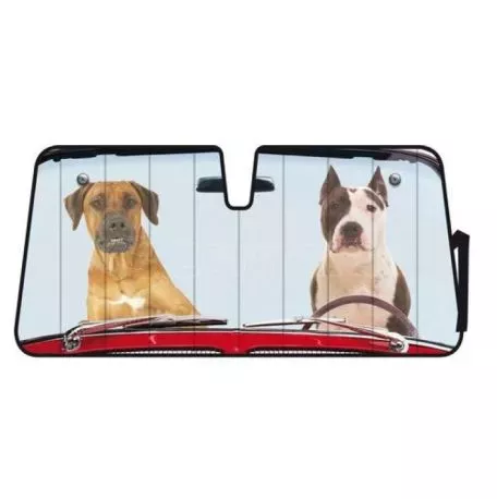 Lampa ΕΣΩΤΕΡΙΚΗ ΗΛΙΟΠΡΟΣΤΑΣΙΑ ΠΑΡΜΠΡΙΖ PREMIUM TWO DOGS (68 Χ 147 cm) L6686.6 