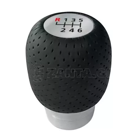 Lampa ΠΟΜΟΛΟ ΤΑΧΥΤΗΤΩΝ FORMULA GEAR 1 ΔΕΡΜΑΤΙΝΟ ΜΑΥΡΟ ΜΕ 2 ΑΥΤΟΚΟΛΛΗΤΑ ΕΝΔΕΙΞΗΣ ΤΑΧΥΤΗΤΩΝ 32mm (FIAT+OPEL) L0004.6 