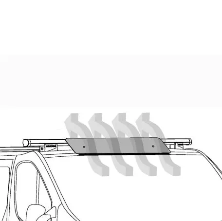 Lampa ΑΝΕΜΟΘΡΑΥΣΤΗΣ ΑΛΟΥΜΙΝΙΟΥ ΓΙΑ ΜΠΑΡΕΣ  KARGO-PLUS KP-9 95CM 1ΤΕΜ. N11057 