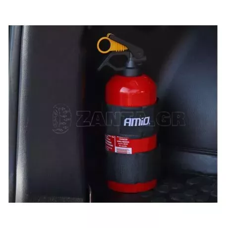 AMIO ΙΜΑΝΤΕΣ VELCRO 59x5cm ΜΕ ΑΥΤΟΚΟΛΛΗΤΑ 10x5cm ΣΕ ΜΑΥΡΟ ΧΡΩΜΑ  ΓΙΑ ΣΤΗΡΙΞΗ ΠΥΡΟΣΒΕΣΤΗΡΑ AMiO - 2 ΤΕΜ. 02498/AM 