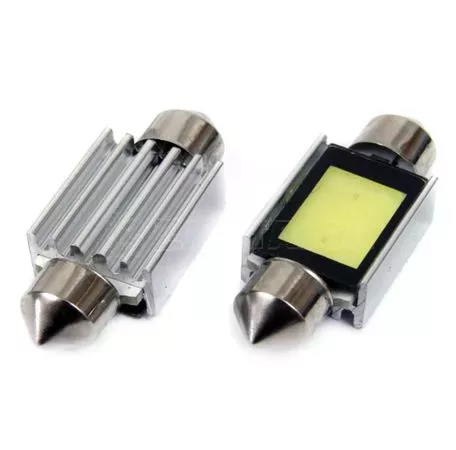 AMIO ΛΑΜΠΑΚΙΑ ΠΛΑΦΟΝΙΕΡΑΣ 39mm 12V 5.600K COB LED CAN-BUS AMIO - 2 ΤΕΜ. 01640/AM 