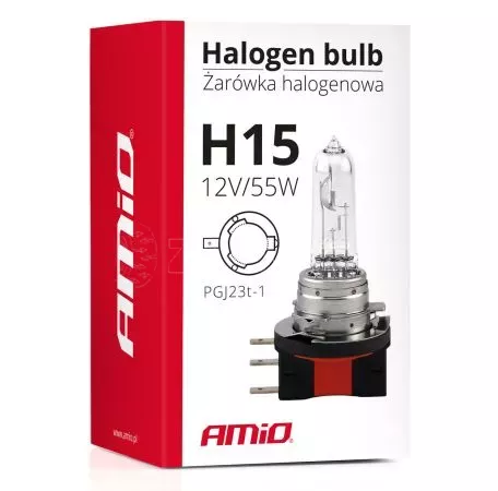 AMIO H15 12V 55W PGJ23-t1 LUMITEC ΑΛΟΓΟΝΟΥ  AMIO - 1 ΤΕΜ. 01490/AM 