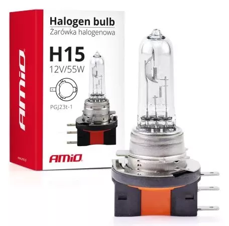 AMIO H15 12V 55W PGJ23-t1 LUMITEC ΑΛΟΓΟΝΟΥ  AMIO - 1 ΤΕΜ. 01490/AM 