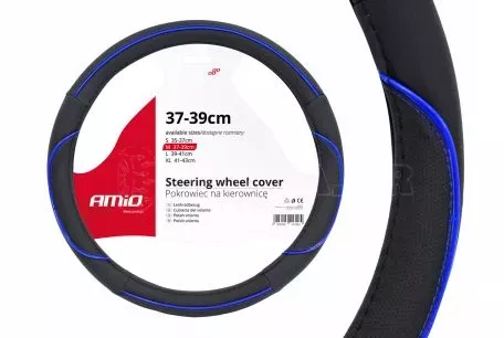 AMIO ΚΑΛΥΜΜΑ ΤΙΜΟΝΙΟΥ 37/39CM SWC-08 ΜΑΥΡΟ/ΜΠΛΕ AMIO - 1 ΤΕΜ. 01363/AM 