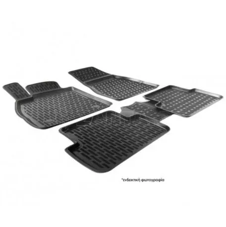 Perflex ΠΑΤΑΚΙΑ ΜΑΡΚΕ ΓΙΑ HONDA CIVIC VIII 4D SEDAN 2006-2012 ΛΑΣΤΙΧΟ ΣΚΑΦΑΚΙΑ ΜΑΥΡA PERFLEX -4 ΤΕΜ. PRF.HO.17130-RXB 