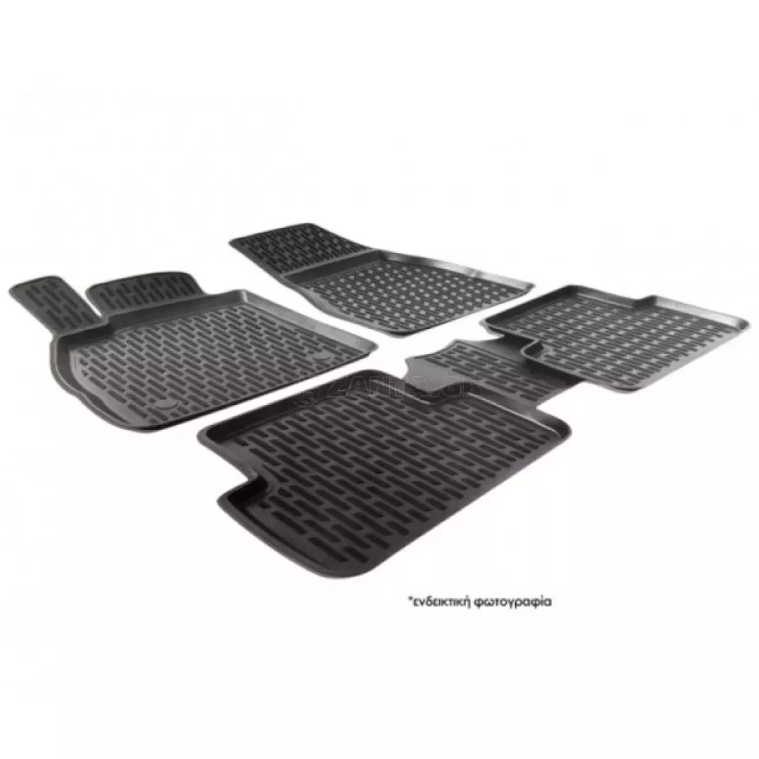 Perflex ΠΑΤΑΚΙΑ ΜΑΡΚΕ ΓΙΑ HONDA CIVIC VIII 4D SEDAN 2006-2012 ΛΑΣΤΙΧΟ ΣΚΑΦΑΚΙΑ ΜΑΥΡA PERFLEX -4 ΤΕΜ. PRF.HO.17130-RXB