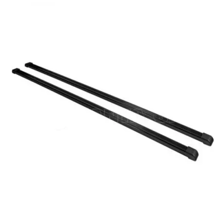 Nordrive ΜΠΑΡΕΣ ΟΡΟΦΗΣ ΣΙΔΗΡΟΥ QUADRA M 120 cm MAX-LOAD ΣΕΤ ΣΕ ΜΑΥΡΟ ΧΡΩΜΑ ΜΕ ΠΡΟΣΤΑΤΕΥΤΙΚΑ ΚΑΠΑΚΙΑ ΑΚΡΩΝ EVOS LP ΓΙΑ ΑΠΛΗ ΟΡΟΦΗ NORDRIVE - 2 ΤΕΜ. N15320 