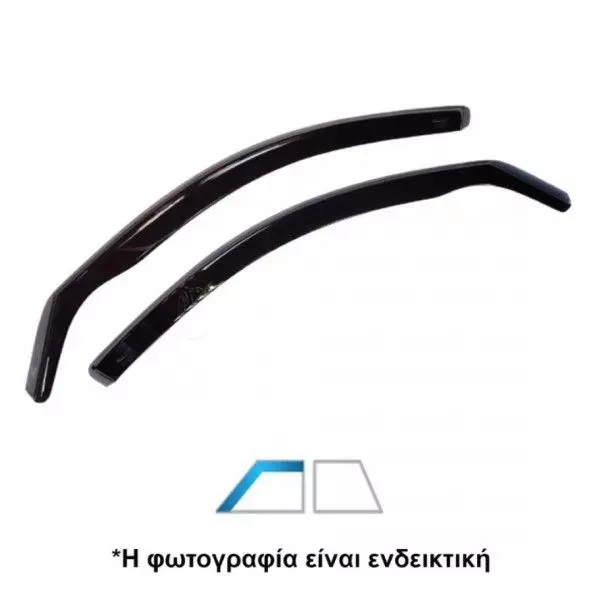 Heko ΑΝΕΜΟΘΡΑΥΣΤΕΣ ΓΙΑ TOYOTA RAV 4 V 5D 2019+ / SUZUKI ACROSS 5D 2020+ ΖΕΥΓΑΡΙ ΑΠΟ ΕΥΚΑΜΠΤΟ ΦΙΜΕ ΠΛΑΣΤΙΚΟ HEKO - 2 ΤΕΜ. ΑΝΕΜ.29656