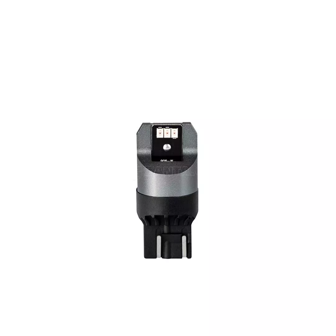 M-tech W21/5W (T20) 12/24V W3x16q 6xSMD3020 CAN-BUS ΚΟΚΚΙΝΟ LIMITED BLACK BLISTER M-TECH - 1 Τεμ. LB845R-01B/MT